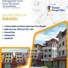 Shop Lot For Sell At Menggatal Town