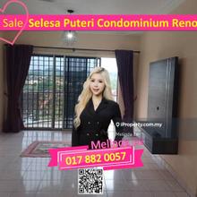 Skudai Selesa Puteri Condominium Renovated 3bed Rm500 Can Buy