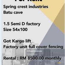 Spring Crest Industrial, Batu caves, Selayang, Kepong, Kuala Lumpur, Batu Caves