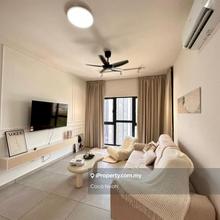 Fully furnished 3 rooms new unit for rent 