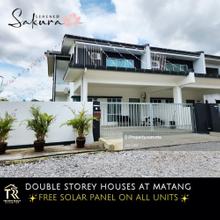 Rooftop solar solutions Double Storey @ jalan camar, matang