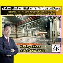 Jalan Bistari @ Taman Industri Jaya Detached Factory For Rent Sale
