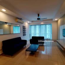 Fully furnished 2 carparks unit at Aston Kiara 3