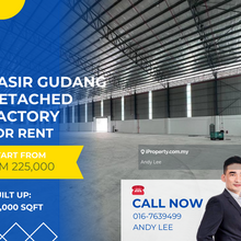 Pasir Gudang Detached Factory for Rent