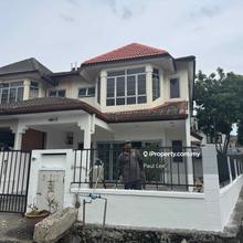Puchong Jaya 2sty House End Lot with Triangle Land 2200sf Jalan Tempua