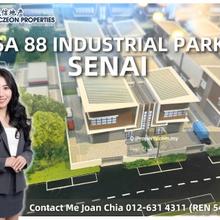 2 Storey Cluster Factory Corner Lot @ Senai Idaman, Senai, Johor