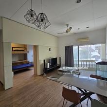 Renovated apartment unit in a quiet serene area, on top floor