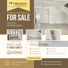 2 Storey Terrace House, 1200 sq.ft, Basic Unit, Nice Unit, Alma