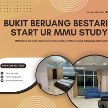 24/7 Security Freehold Swimming Pool Bukit Beruang Bestari Uv Mmu 