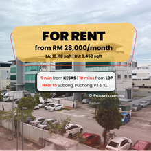 Limited Units with Great Location-3-Storey Semi D Factory @PJ For Rent