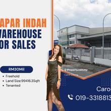 Kapar Indah Klang Warehouse Office For Sales