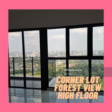 High floor corner lot facing forest view with balcony