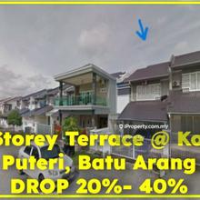 Belowmarket 135k 2 Storey Terrace @ Kota Puteri, Batu Arang