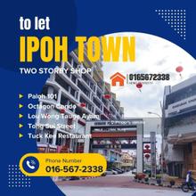 Two-Storey Shop for Rent in Ipoh City Center