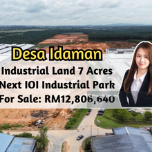 Desa Idamani Industrial Land 7 Acre Beside Senai International Airport
