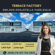 Kulai, Stella Park, Terrace Factory For Sale & Rent