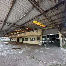Bengkel Perindustrian Pontian Jaya Warehouse Factory Facing Mainroad