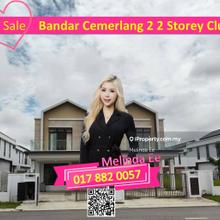 Ulu Tiram Bandar Cemerlang 2 Nice Design 2 Storey Cluster House 4bed