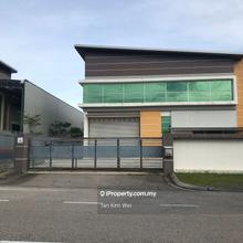 Semi D factory for rent in I-Park in Kulai 