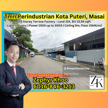 Taman Perindustrian Kota Puteri, Masai 1.5 Storey Terrace Factory