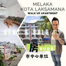 Walk Up Apartment at Kota Laksamana near to Tengkera Gajah Berang