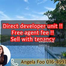 Jelutong Serviced residence, near hospital & Georgetown,free agent fee