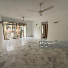 For Sale 3 Rooms, 980sf, Intan Apartment Setiawangsa, Level 2!