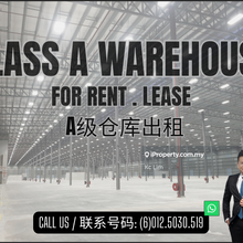 Class A Esfr Detached Warehouse For Rent, Bukit Raja Industrial Park 