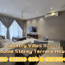 Double storey terrace with renovation @ country villa resort melaka