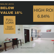 High ROI 6.84% Below Value 16% Full 100% Loan Malim Jaya Bachang