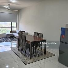 Emerald 9 Cheras 650sqft 2 R 1 B Near MRT Fully Furnished For Rent