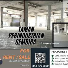 Taman Perindustrian Gembira  Detached Factory 