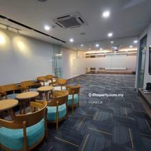 Taman Molek first floor shop-office for rent, with nice design