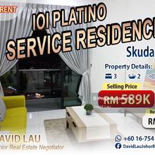 IOI Platino Service Residence City View High Floor for Sale or Rent