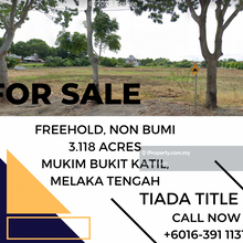 Freehold land for sale ( mukim bukit katil, melaka tengah )