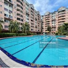 Rent 850sqft Perdana Villa Taman Sentosa Apartment Gated Guarded Basic
