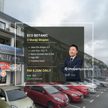 3 Storey Shoplot @ Eco Botanic For Sale!! Facing Main Road!! High ROI