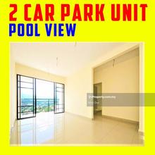 High floor , pool view , 2 car park