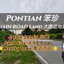 Pontian Main Road Land For Sale