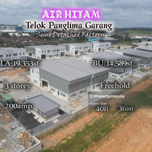 Air Hitam Telok Panglima Garang Freehold Semi Detached Factory 