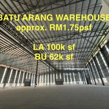 Kota puteri batu arang factory warehouse for rent