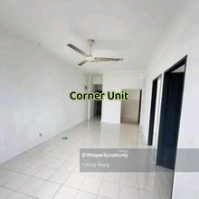 Corner unit Jelutong Apartment Selayang Heights Rawang 100% Loan
