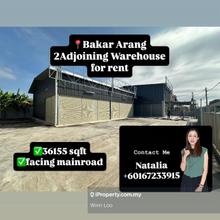 Bakar Arang Warehouse for Rent