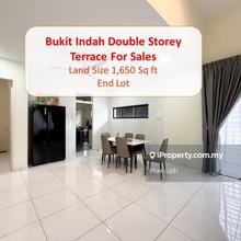 Bukit Indah, Double Storey Terrace, Land 1,650 Sqf