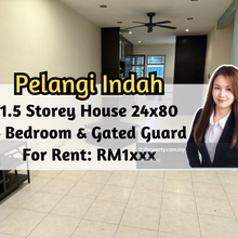 Pelangi Indah, 1.5 Storey House 24x80, Gated Guarded, 4 Bedroom 2 Bath