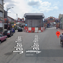 Jonker street facing stage double storey shop Melaka 