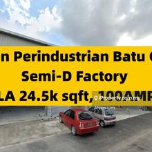 Taman Perindustrian Batu Caves, Land Area 24.5k sqft, 100 amp