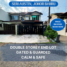 End Lot Double Storey Gated & Guarded 