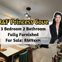 R&F Princess Cove, 3 Bedroom 2 Bathroom, Fully Furnished, High Floor