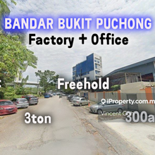 Bandar Bukit Puchong Freehold Detached Factory & 2sty Office 300amp